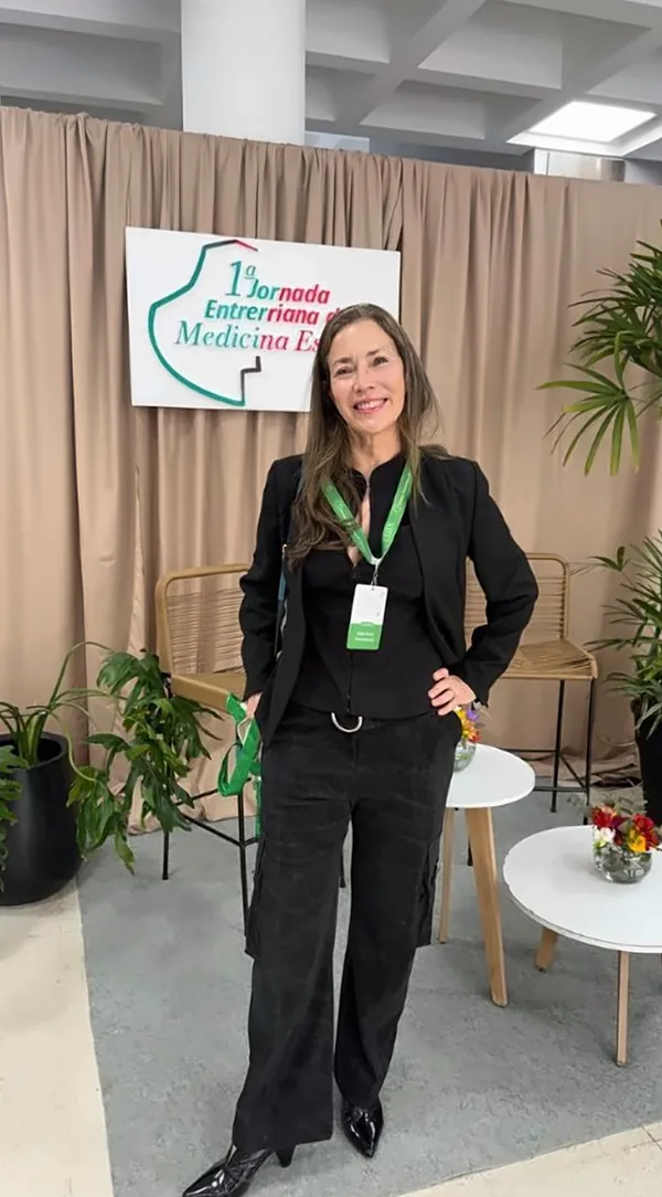 La Dra. Sibila Gorosterrazú en la 1ª Jornada Entrerriana de Medicina Estética